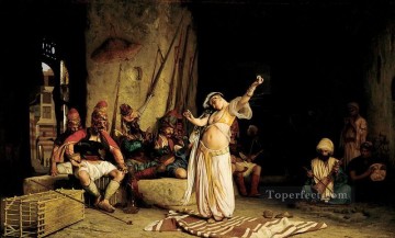 La danza del orientalismo árabe griego Almeh Jean Leon Gerome Pinturas al óleo